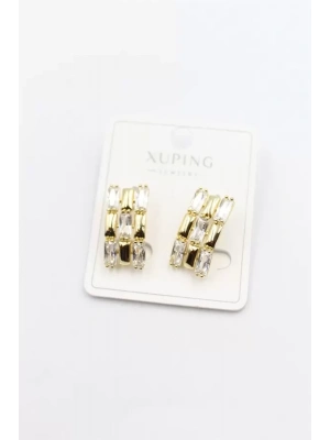 Taşlı Küpe - Altın