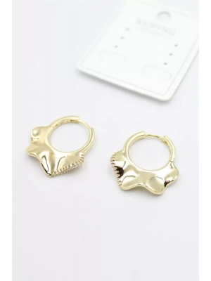 Taşlı Küpe - Altın