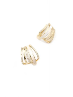 Taşlı Küpe - Rose