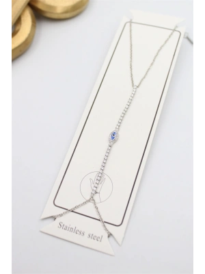 Taşlı Nazar Şahmeran - Gümüş