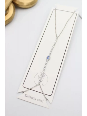 Taşlı Nazar Şahmeran - Gümüş