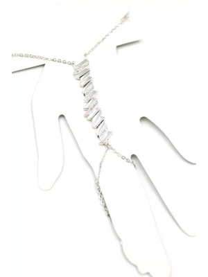 Taşlı Şahmeran Bileklik - Gümüş