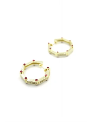 Taşlı Serenay  Küpe - Altın