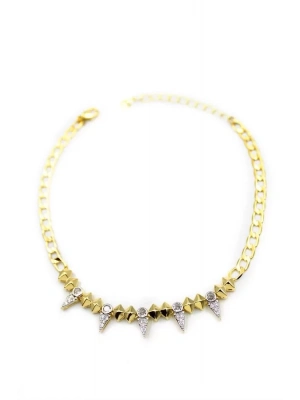 Taşlı Vip Halhal - Altın