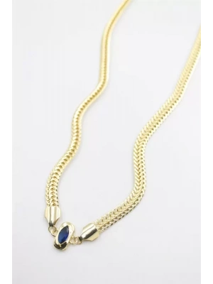 Taşlı Vip Kolye - Altın