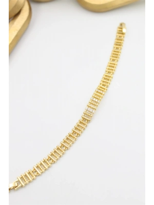 Taşlı Xuping Bileklik - Altın