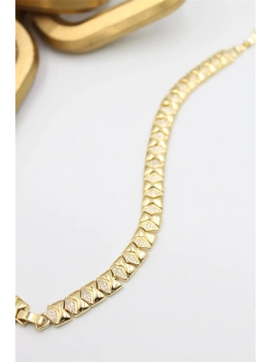 Taşlı Xuping Bileklik - Altın