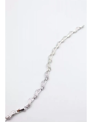 Taşlı Xuping Bileklik - Gümüş