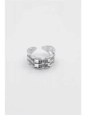 Taşlı Yüzük - Gümüş