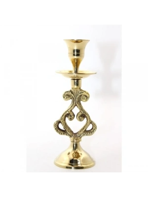 Tekli Pirinç Şamdan Model 5