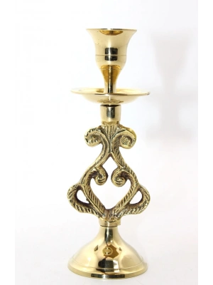 Tekli Pirinç Şamdan Model 5