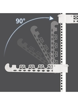 Teleskopik Giysi ve Çamaşır Askısı