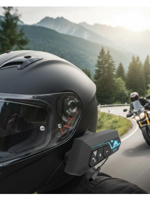 ® Telsiz Bluetooth Kask Kulaklık Handsfree Mikrofonlu