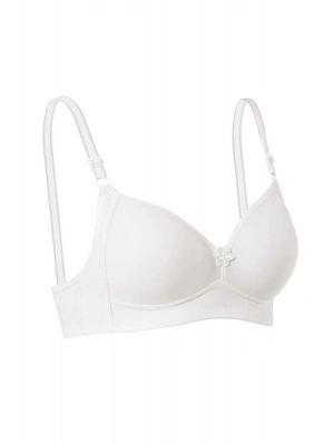 Telsiz Silikonlu Toparlayıcı Sütyen Beyaz