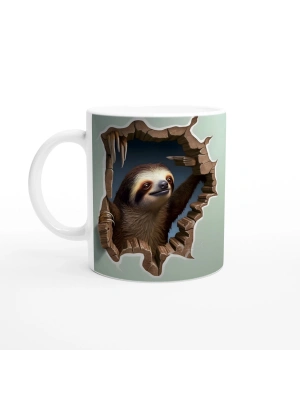 Tembel Hayvan Baskılı Kupa Bardak