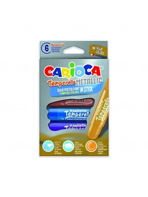 ®  Temperello Stıck Poster Boyama Kalemi Metalik 6’lı