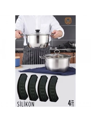 Tencere Tutucu Silikon 4 ADET