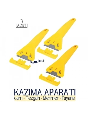 Tezgah Mermer Fayans Harç Kazıma Jileti