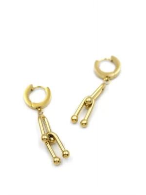 TF Zincir Küpe - Altın