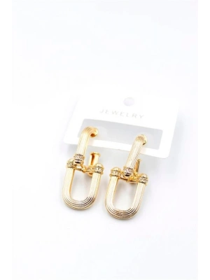 Tf Zincir Küpe - Altın