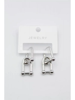 TF Zincir Küpe - Gümüş