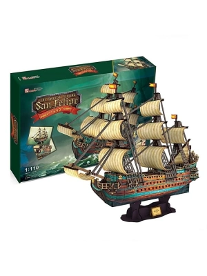 The Spanish Armada San Felipe 3D Puzzle