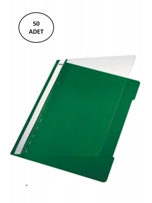Ticon Plastik Telli Dosya Yeşil 50 li