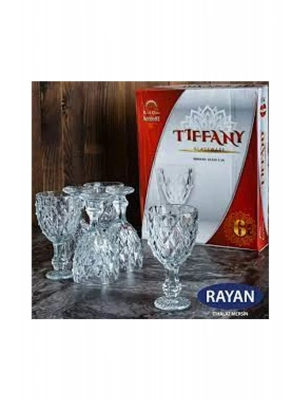 Tiffany 6lı Lüx Ayaklı Bardak Royaleks-82628