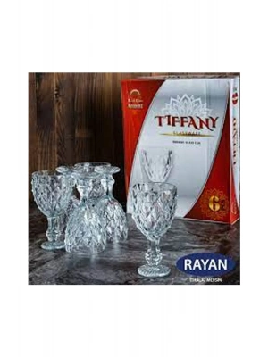 Tiffany 6lı Lüx Ayaklı Bardak Royaleks-82628