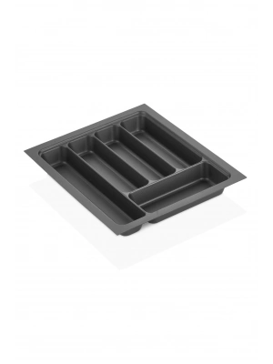 Tiny Antrasit 5 Gözlü Kaşıklık 30x36 Cm Royaleks-ACERO-20376