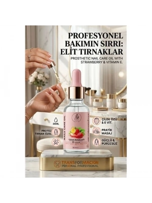 Tırnak Bakım Yağı Çilekli Güçlendirici E Vitamini Serum 30ml 723072