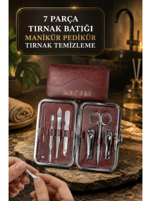 Tırnak Batığı Temizliği ve Günlük Bakım İçin 7 Parça Profesyonel Set