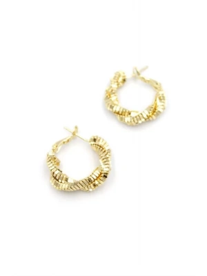 Tırtıklı Küpe - Altın