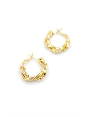 Tırtıklı Küpe - Altın