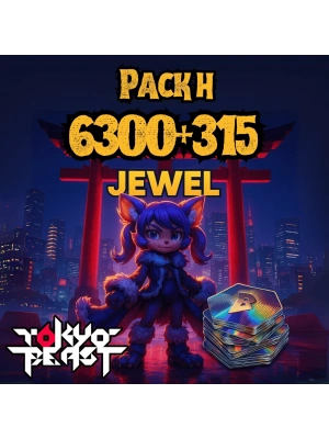 Tokyo Beast Jewel Pack H - 6300+315 Jewels