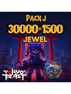 Tokyo Beast Jewel Pack J - 30000+1500 Jewels