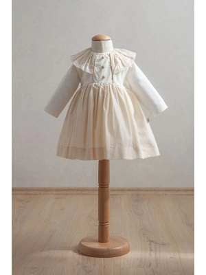 Tongs Baby Bebek Elbise 3918 Açık Sarı