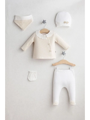 Tongs Baby Daisy Dream 5Li Zıbın Set 5464 Ekru