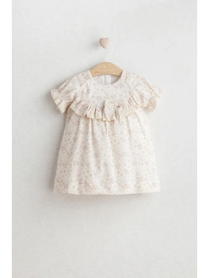 Tongs Baby Flowery Elbise 5502 Bej