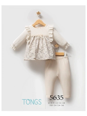 Tongs Baby Little Honey 2li Takım 5635 Ekru