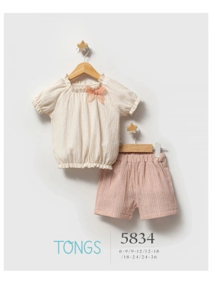 Tongs Penolope İkili Takım 5834 Pembe