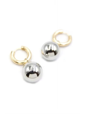 Top Küpe - Gümüş