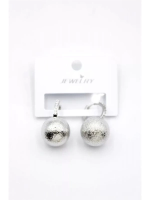 Top Küpe - Gümüş