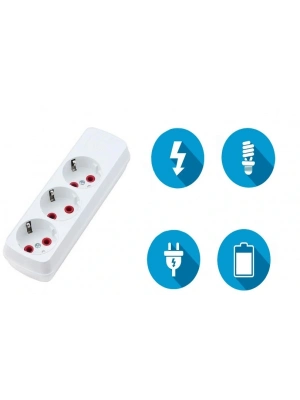 Topraklı 3lü Priz 10 Metre