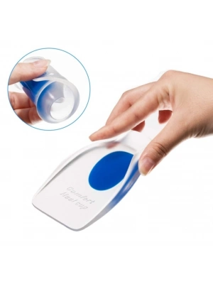 Topuk Silikonu Şeffaf Mavi Erkek