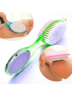 Törpülü Fırçalı Topuk Taşı - 4in1