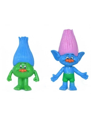 Trolls Yağmur Ormanı Şans Bebekleri 2 li Figür - TBG256562/MAVİ-YEŞİL