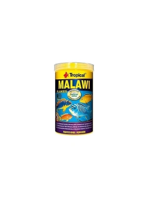 Tropical Malawı Flakes Malawı Cichlid Balıkları için Pul Balık Yemi 250 Ml 50 Gr
