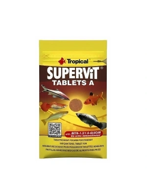Tropical Süpervit Tablets A Cama Yapışan Tablet Balık Yemi 15 Ml 10 Gr