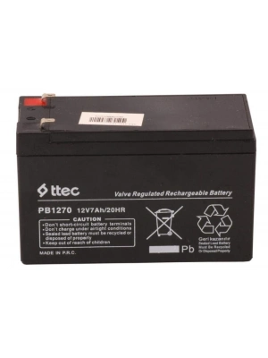 Ttec 12v 7 Ah Kuru Bakımsız Akü